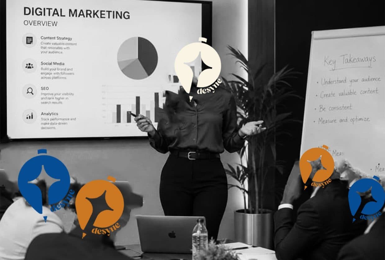 Desyne team in a brand strategy session